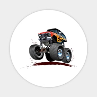 Cartoon monster truck Magnet